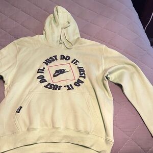 Nike Pastel Green Hoodie with Logo